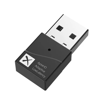 24Bit USB Bluetooth 5.2 Transmissor de Áudio Aptx-Adaptativo/LL/HD 40 ms de Latência Baixa Multi-Ponto sem Fio Adaptador Para Mudar