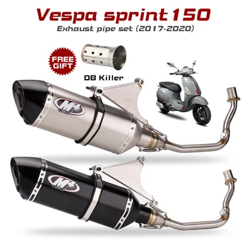 Para Vespa Sprint Primavera 150 125 Tubulação De Exaustão Da Motocicleta Cauda Frente De Ligação De Tubos Clip Prendedor De Pinça De Suporte 2017-2020 Anos