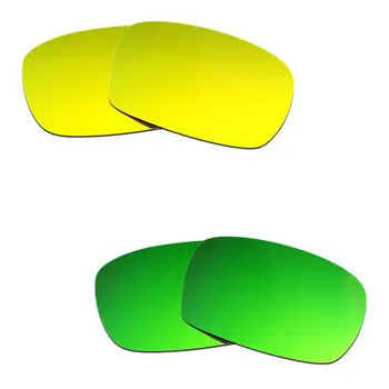 Hkuco Para O Cárter Óculos De Sol Polarizados De Substituição De Lentes De 2 Pares De - Ouro E Verde