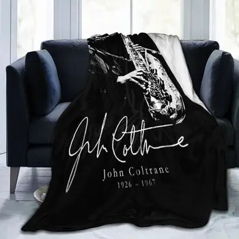Jazz Sax De John Coltrane Jogar Manta Decorativa Cobertores De Microfibra